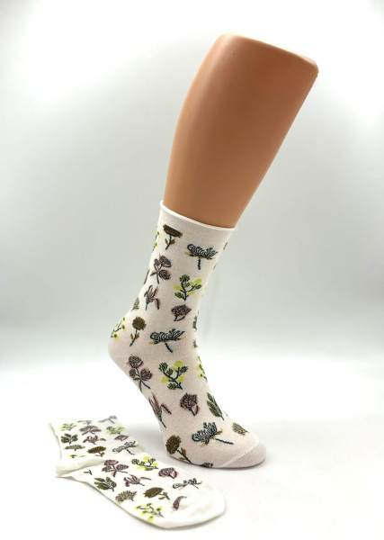 Socks Chaussttes Florales muster
