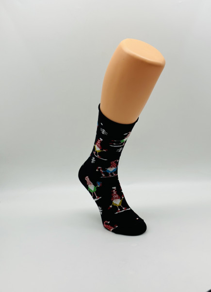 Socken mit Rollbund und Wichtelmotiv Art.18244