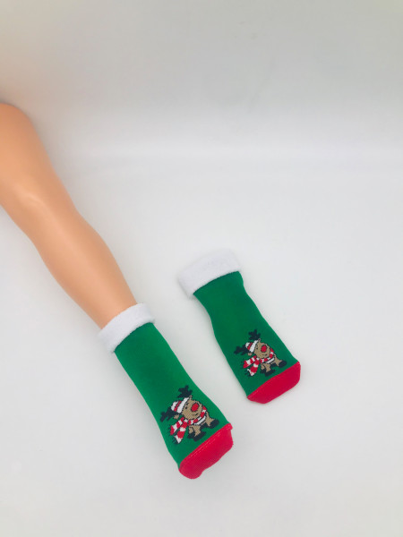 Kindersocken Elch Frottee