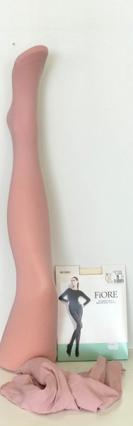 Paula Microfibre Tights 40Den Fuchsia / Dusty Rose