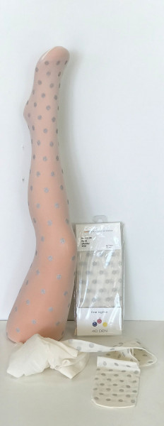 Fine Tights Glitzer Punkte 40den