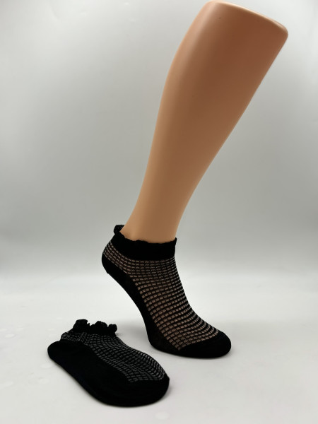 Fashion Sneaker Socken Rüsche