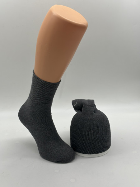 DeoMed Silver Socken mit Frotte und Silver