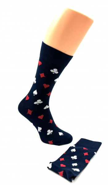 Socken Spielkarten Poker Herren