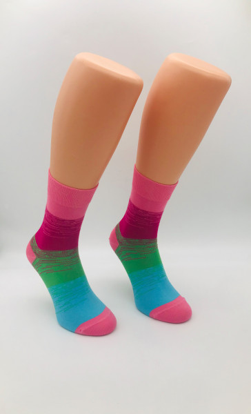 Socken Pink Streifen