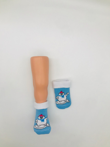 Kinder Socken Eisbär Warm Frottee